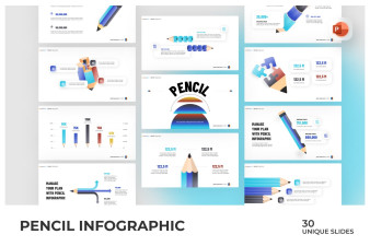 Pencil Infographic